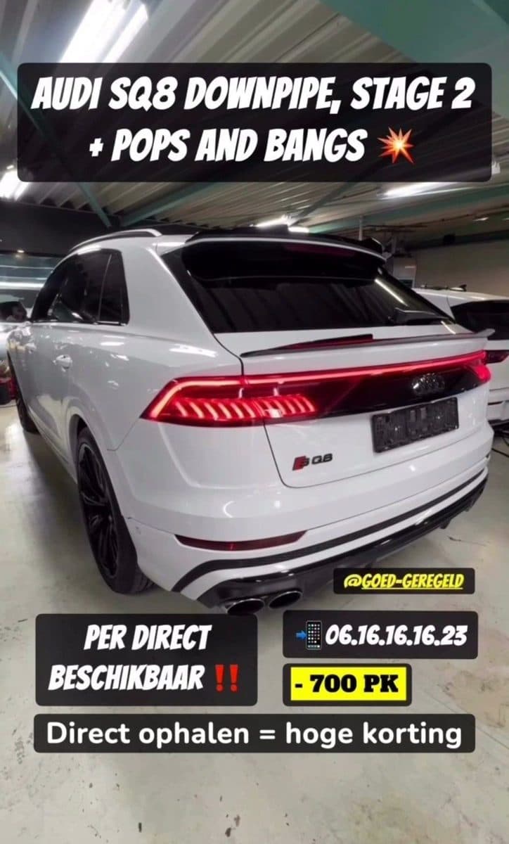 Audi SQ8 (700PK) + Downpipe