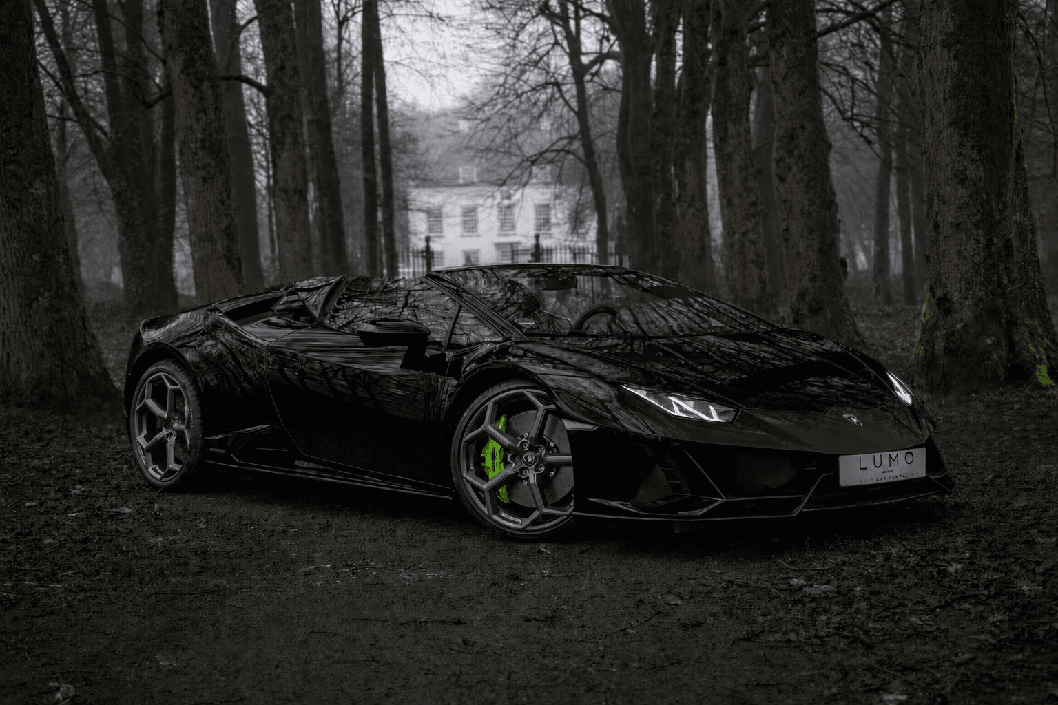 Lamborghini Huracán Evo Spyder zwart